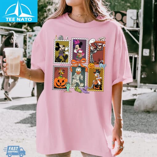 Funny Mouse and Friends Disney Halloween Shirt - Image 4