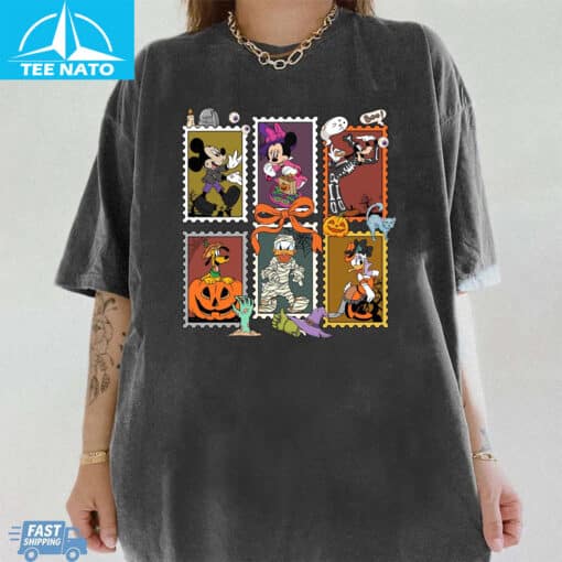 Funny Mouse and Friends Disney Halloween Shirt - Image 3