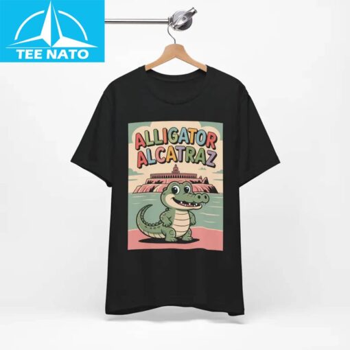 Funny Retro Alligator Alcatraz Shirt