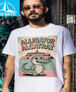 Funny Retro Alligator Alcatraz Shirt