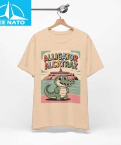 Funny Retro Alligator Alcatraz Shirt 3
