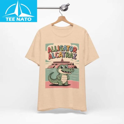 Funny Retro Alligator Alcatraz Shirt - Image 4