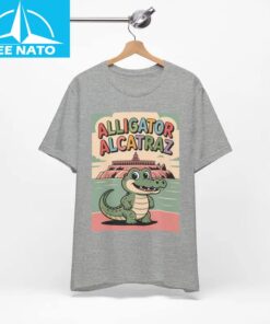 Funny Retro Alligator Alcatraz Shirt 4