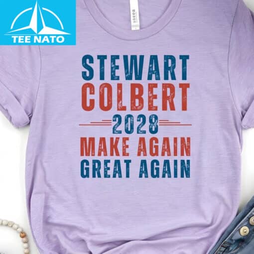 Funny Stewart Colbert 2028 Shirt - Image 3
