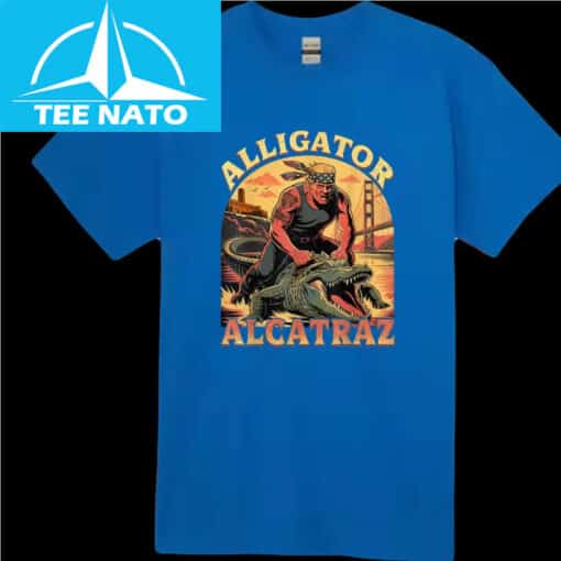 Funny Trump Inspired Alligator Alcatraz Shirt - Image 2