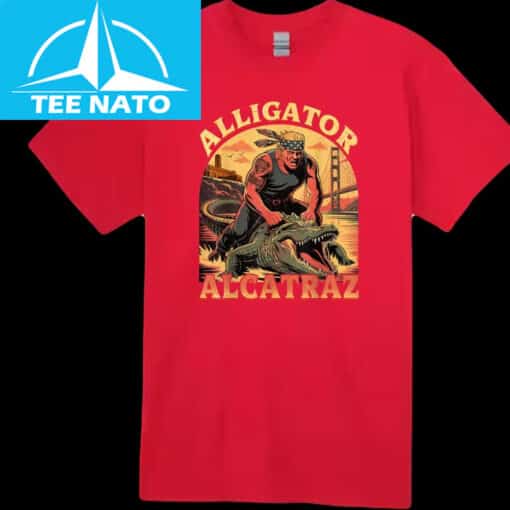 Funny Trump Inspired Alligator Alcatraz Shirt - Image 3