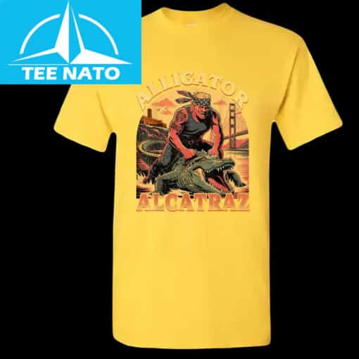 Funny Trump Inspired Alligator Alcatraz Shirt - Image 4