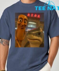 Funny tung tung tung sahur tralalero tralala selfie brainrot T Shirt 5