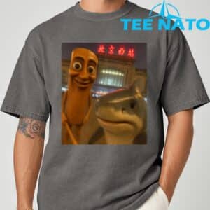 Funny tung tung tung sahur tralalero tralala selfie brainrot T Shirt 7