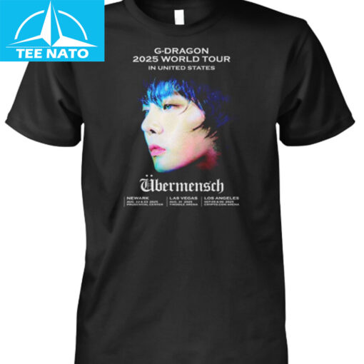 G-Dragon Ubermensch Phase 3 Usa World Tour 2025 Shirt