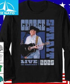 George Strait Live In Concert 2025 Photo With Stadium Tour Dates Shirt1
