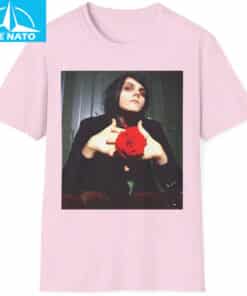 Gerard Way My Chemical Romance Rose Shirt3