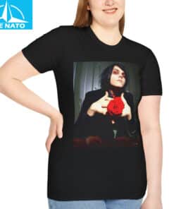 Gerard Way My Chemical Romance Rose Shirt5