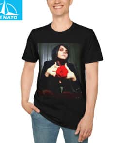 Gerard Way My Chemical Romance Rose Shirt6