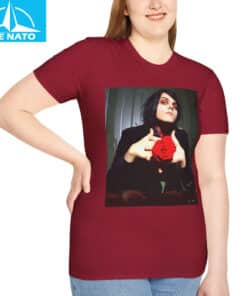 Gerard Way My Chemical Romance Rose Shirt8