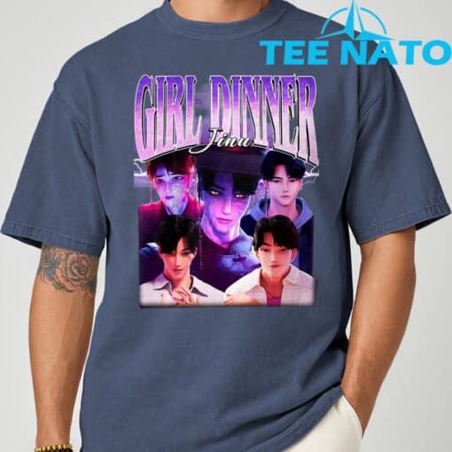 Girl Dinner Jinu Kpop Demon Hunters Villain T-Shirt - Image 5