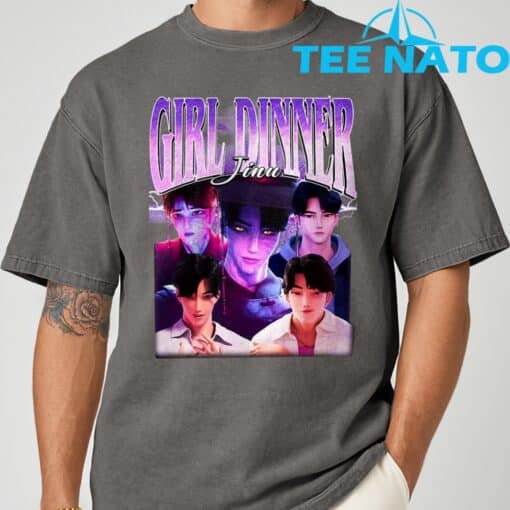 Girl Dinner Jinu Kpop Demon Hunters Villain T-Shirt - Image 7