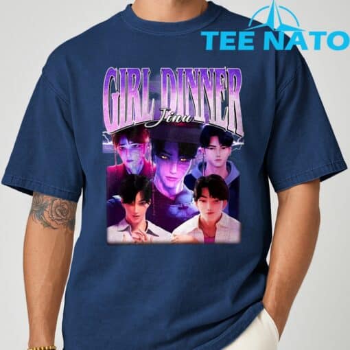 Girl Dinner Jinu Kpop Demon Hunters Villain T-Shirt - Image 9