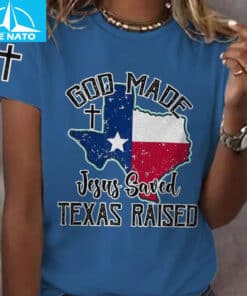 God Made Jesus Saved Texas Shirt2