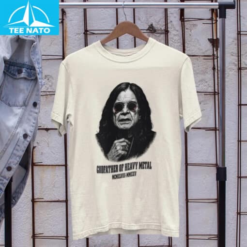 Godfather of Metal Ozzy Osbourne Portrait Shirt - Image 4