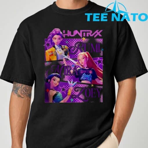 HUNTRIX Kpop Demon Hunters M4213 Shirt - Image 2