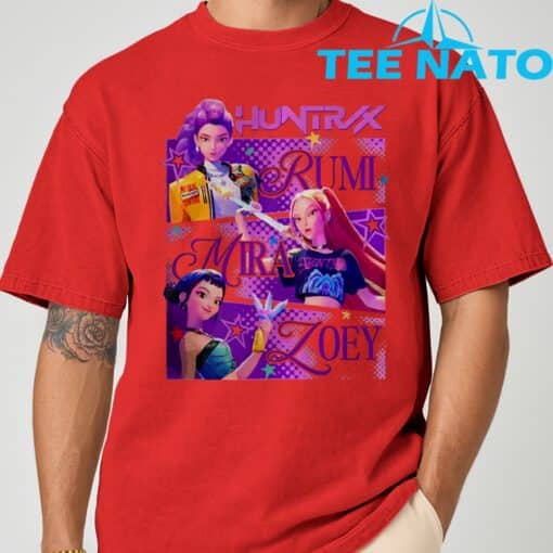 HUNTRIX Kpop Demon Hunters M4213 Shirt - Image 8