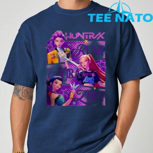 HUNTRIX Kpop Demon Hunters M4213 Shirt - Image 9