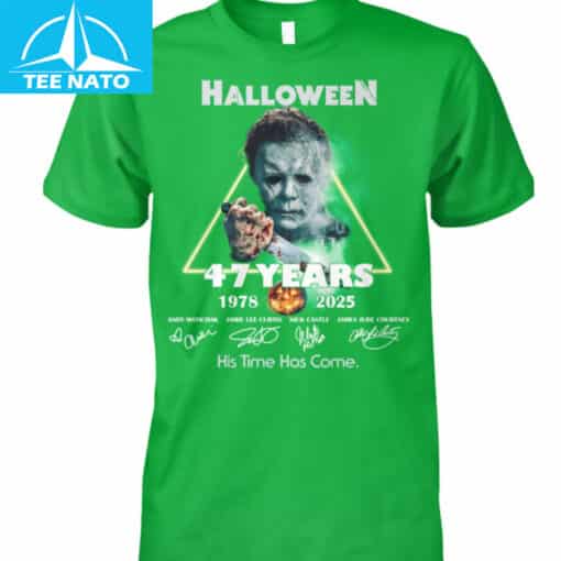 Close up of Halloween Signatures Shirt