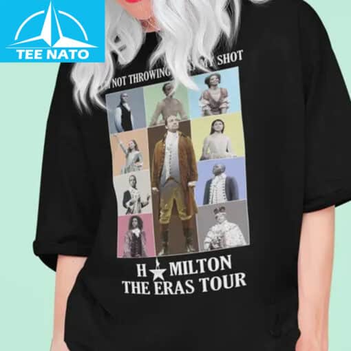 Close up of Hamilton Eras Tour Shirt