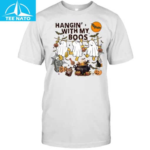 Hangin With My Boos Halloween Ghosts Shirt