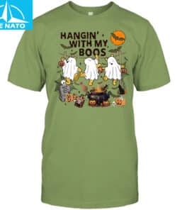 Hangin With My Boos Halloween Ghosts Shirt4