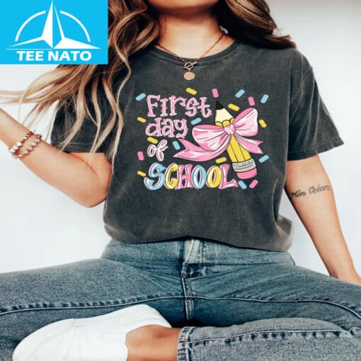 Happy First Day Of School Shirt - Image 2