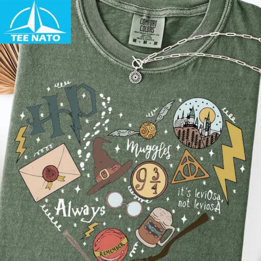 Harry Potter Muggles Always Remember Graphic Shirt - Image 2