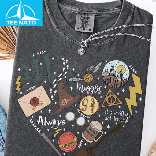Harry Potter Muggles Always Remember Graphic Shirt - Image 3