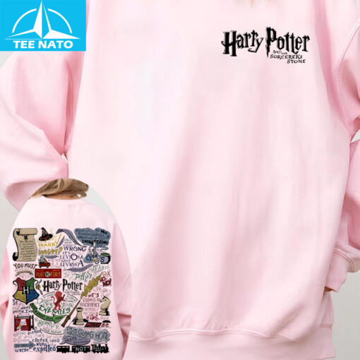 Harry Potter Spells Quotes Graphic Shirt - Image 3