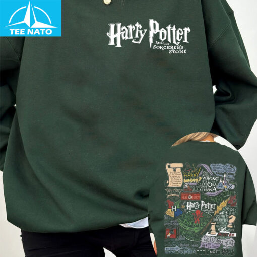 Harry Potter Spells Quotes Graphic Shirt - Image 4