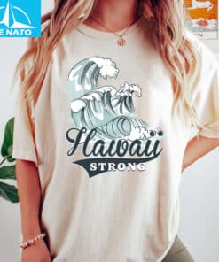 Hawaii Strong Wave Graphic Island Souvenir Shirt2