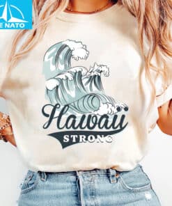 Hawaii Strong Wave Graphic Island Souvenir Shirt3
