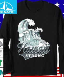 Hawaii Strong Wave Graphic Island Souvenir Shirt4