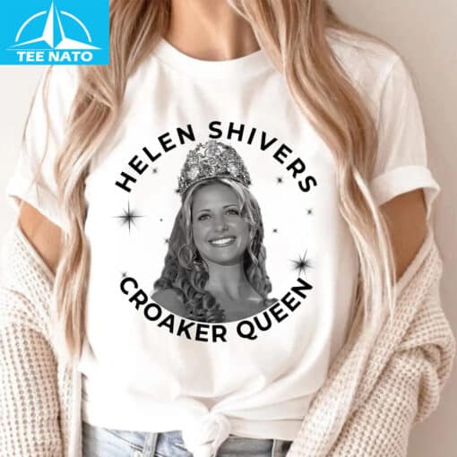 Helen Shivers Croaker Queen 90s Horror Movie Shirt - Image 3