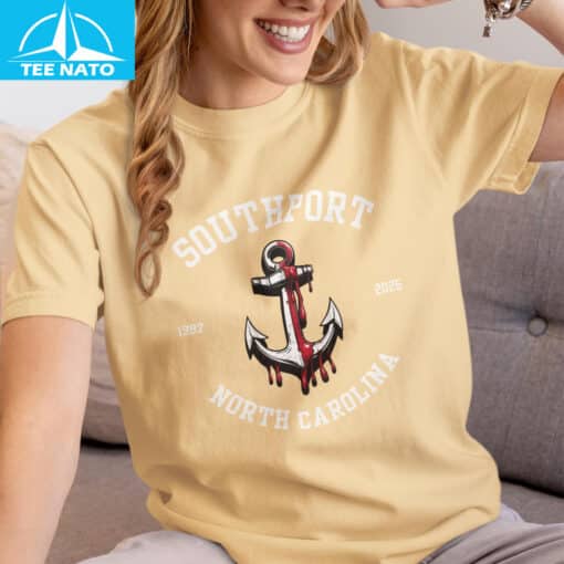 Helen Shivers Southport North Carolina Anchor Shirt - Image 5