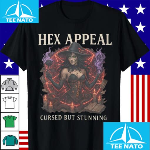 Hex Appeal Cursed But Stunning Halloween Shirt