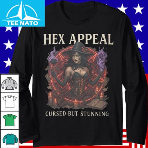 Hex Appeal Cursed But Stunning Halloween Shirt - Image 3