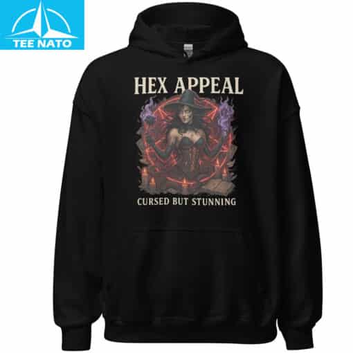Hex Appeal Cursed But Stunning Halloween Shirt - Image 4