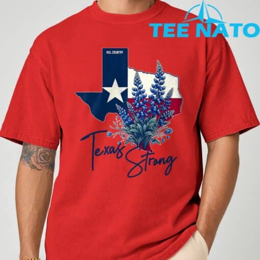 Hill Country Strong Pray For Texas Shirt - Image 3