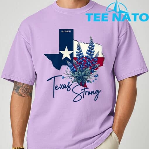Hill Country Strong Pray For Texas Shirt - Image 4