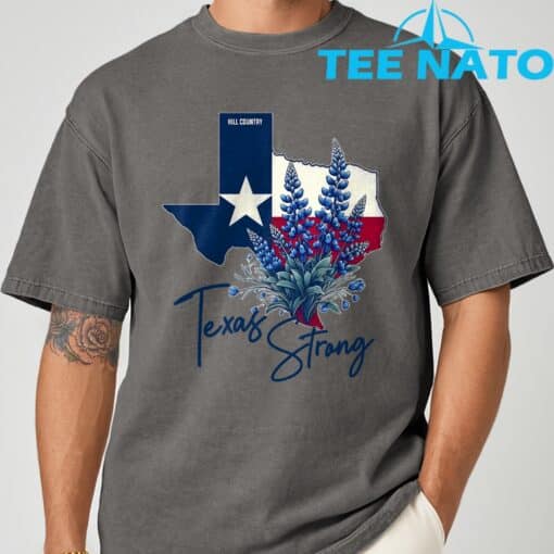 Hill Country Strong Pray For Texas Shirt - Image 5