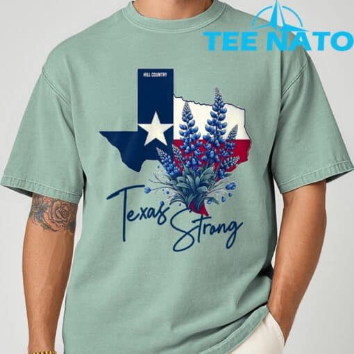 Hill Country Strong Pray For Texas Shirt - Image 6