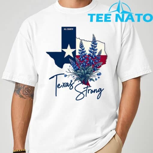 Hill Country Strong Pray For Texas Shirt - Image 7