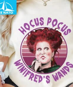 Hocus Pocus Winifred's Wands Witch Halloween Shirt